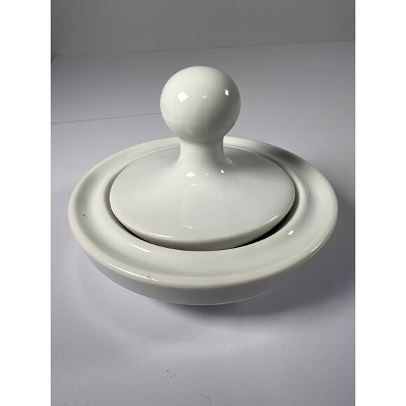 Flying Saucer Porcelain Mortar and Pestle, Small 3” tall x 4” width - Picture 1 of 8